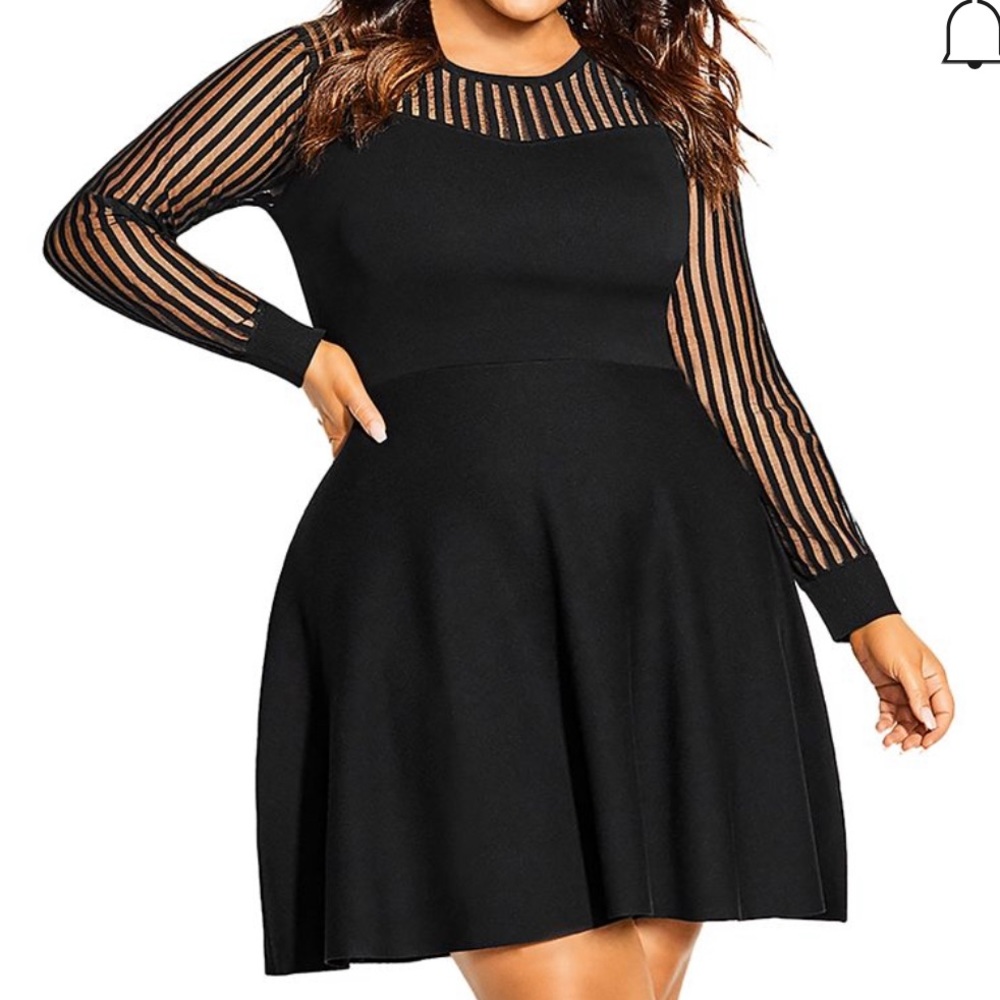 City Chic Sweater Dress